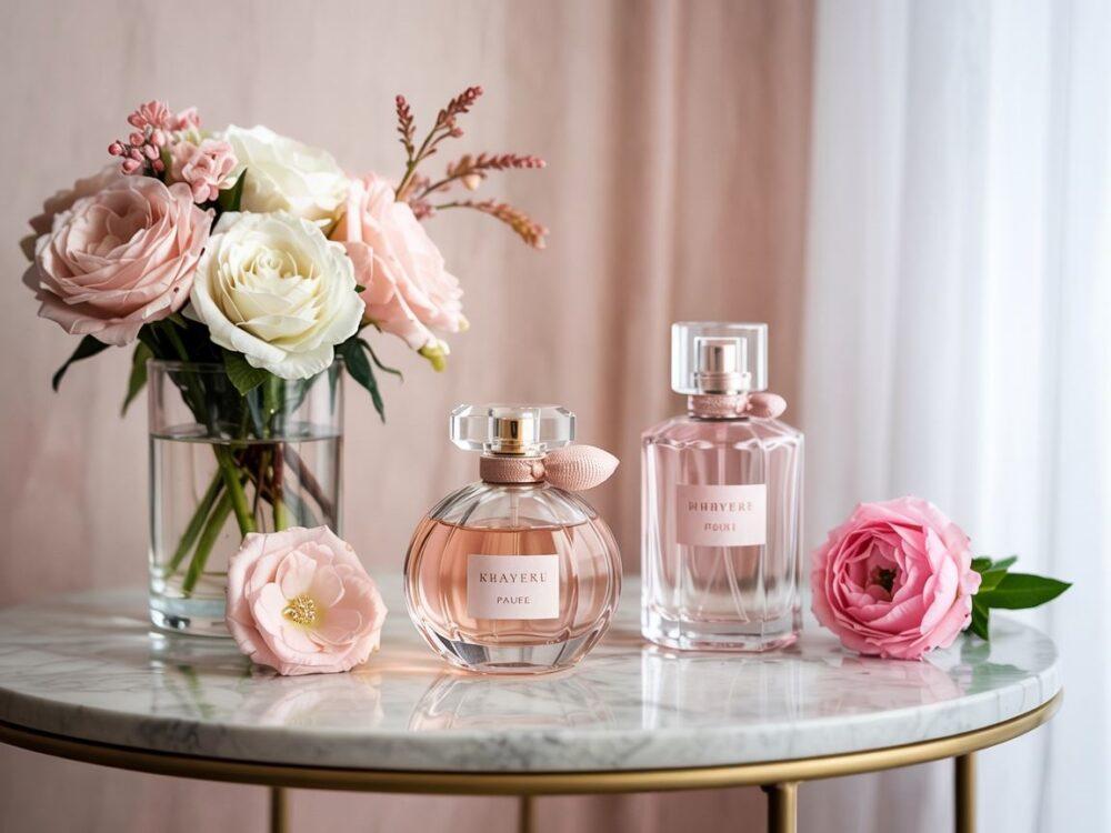 Elegancka butelka perfum