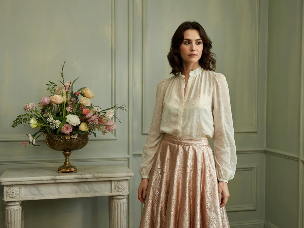 bluzka do długiej spódnicy