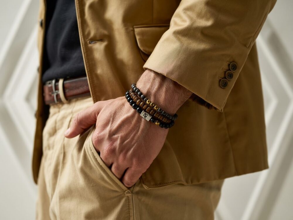 bransoletki skórzane męskie