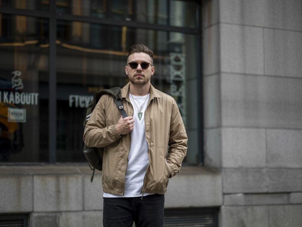 casualowa stylizacja męska
