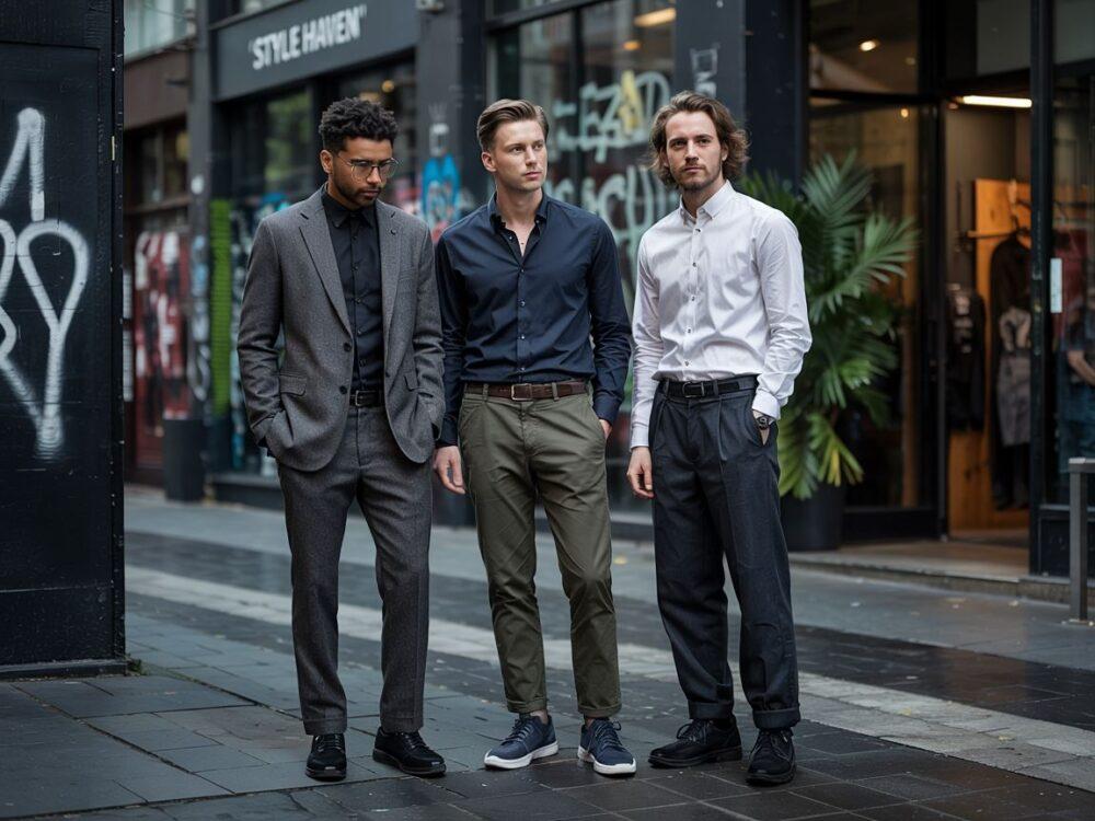 chinosy męskie trendy