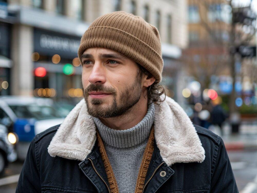 czapka zimowa męska