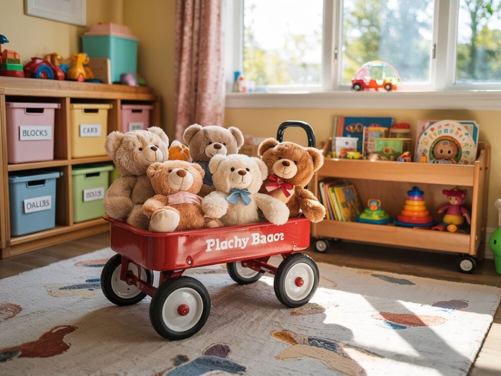 czysty i jasny pokój dziecięcy