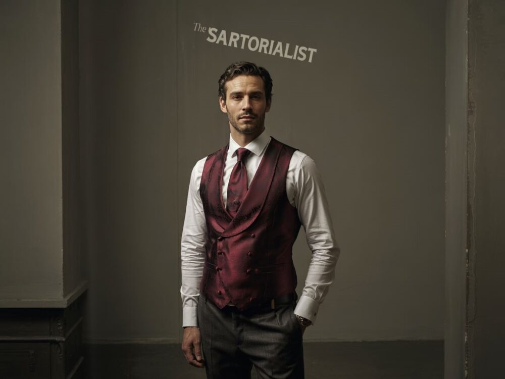 elegancka kamizelka męska