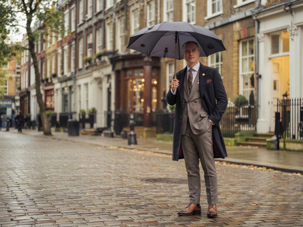elegancka moda męska Londyn