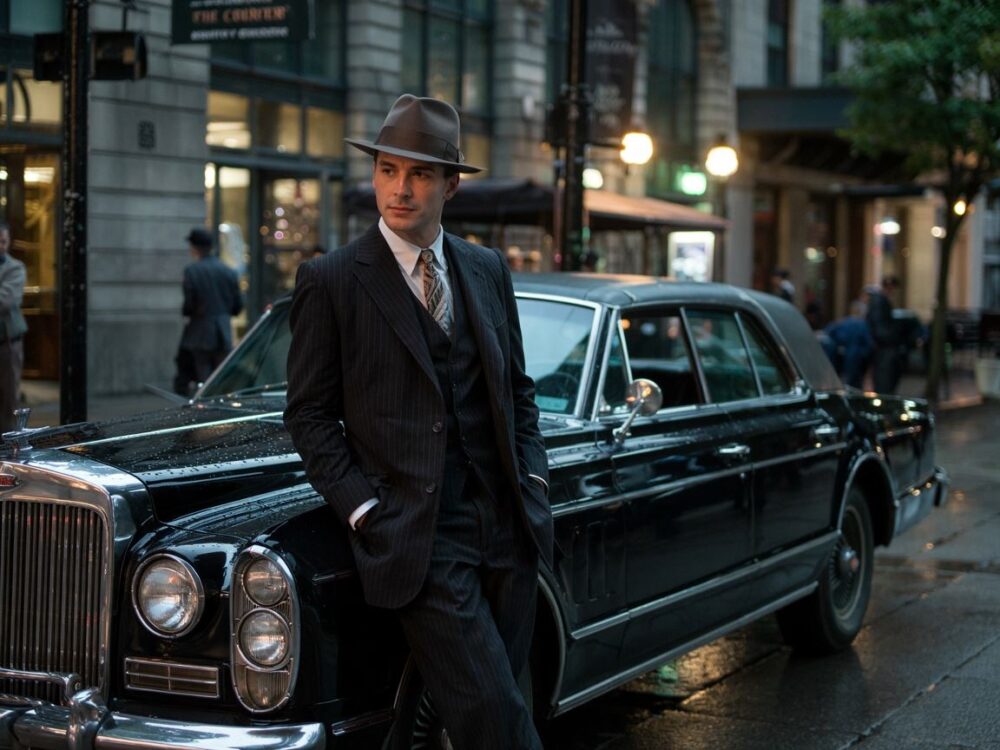 elegancki gangster z epoki