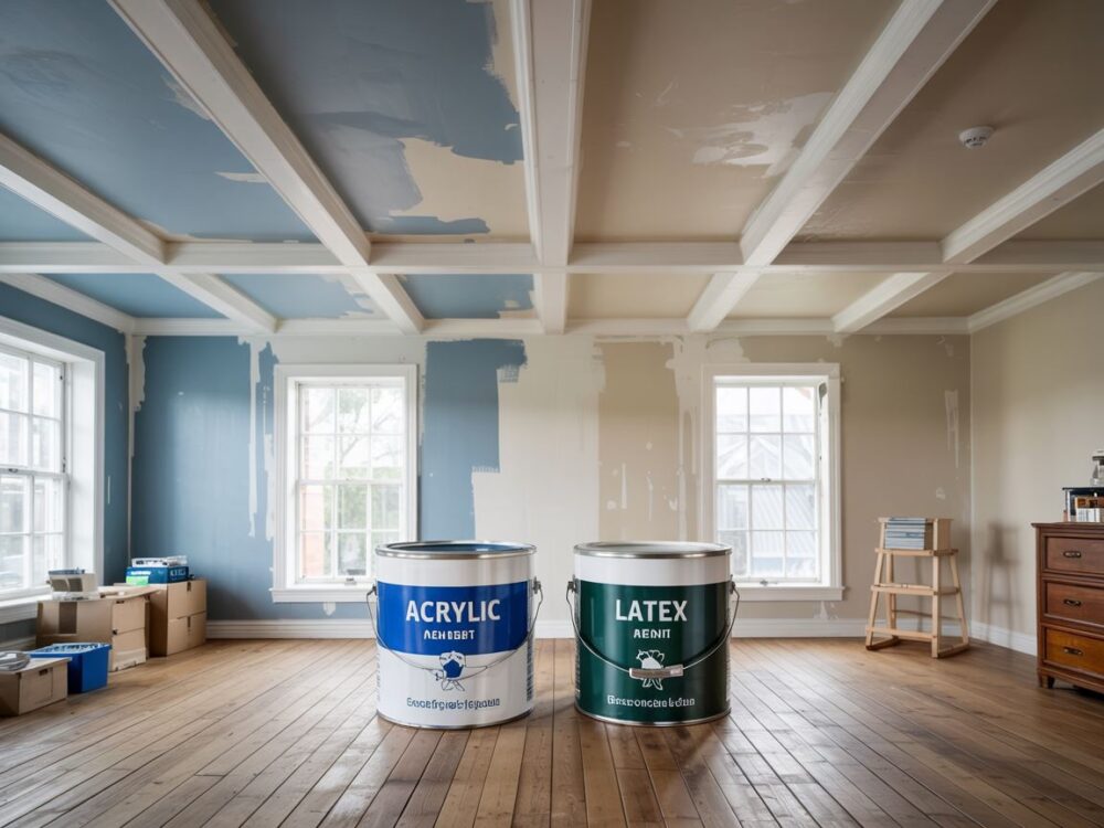 farba akrylowa na sufit