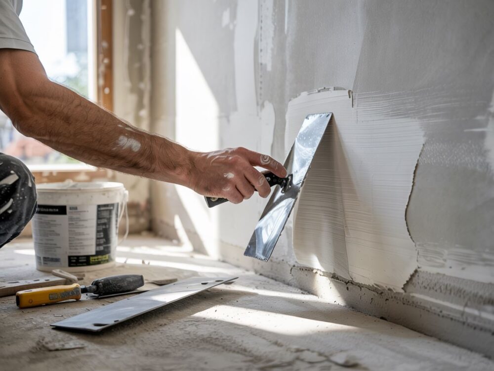 gruntowanie ściany przed gładzią