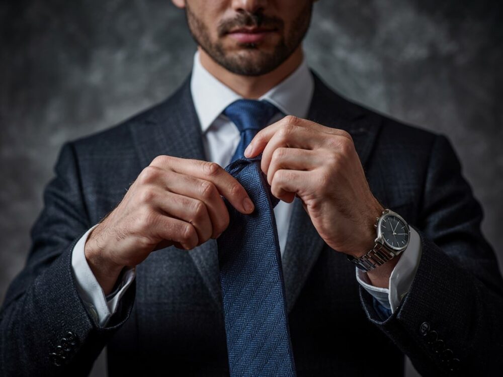 instrukcja wiązania krawata śledzia