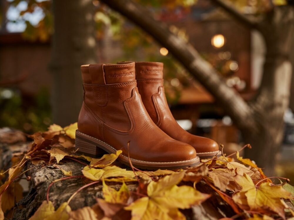 jesienna stylizacja obuwia