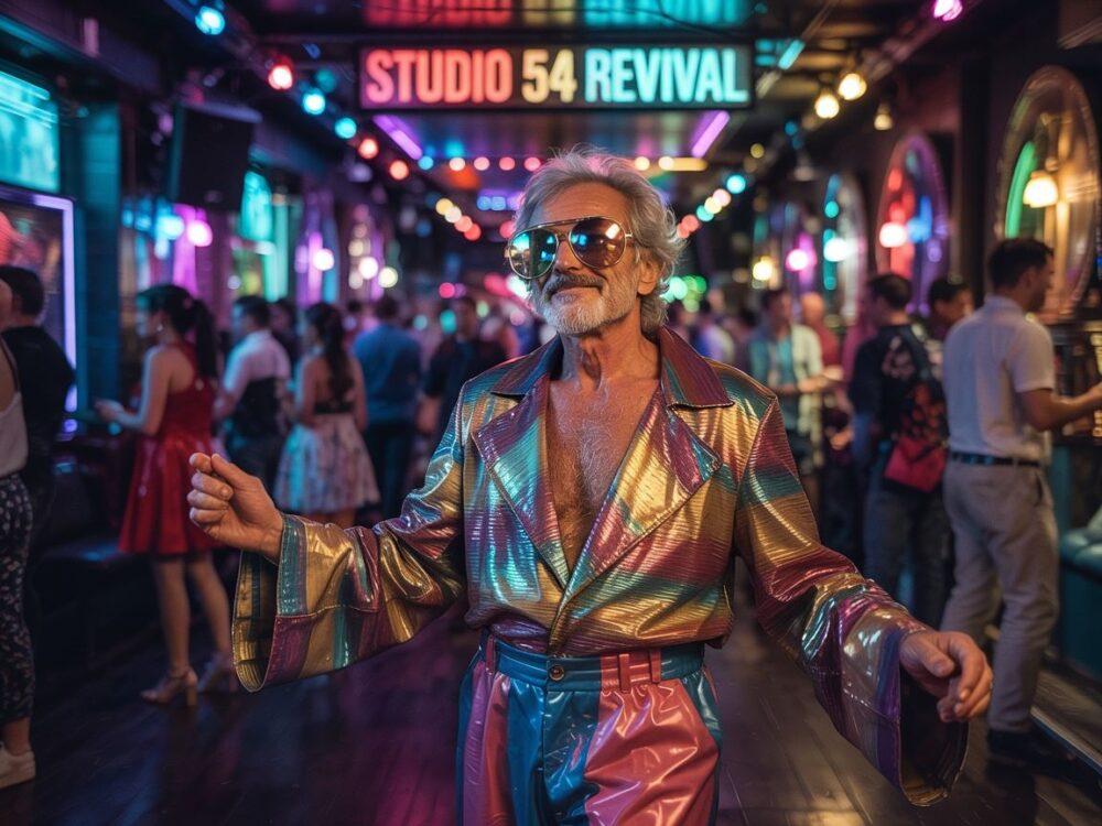 kolorowe ubrania retro