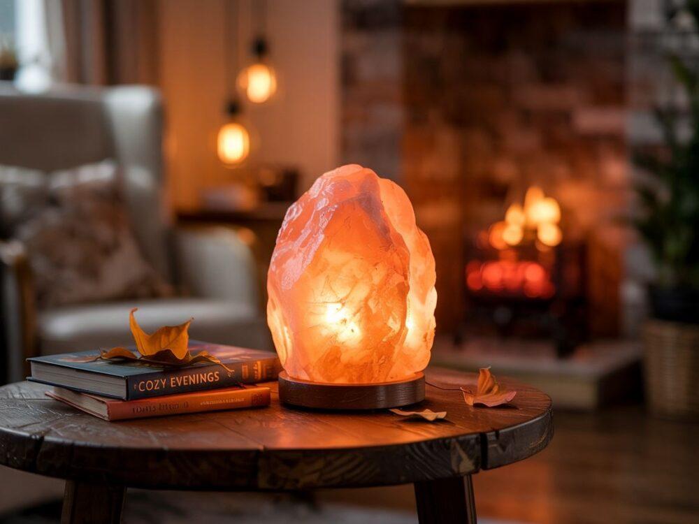 lampa solna z żarówką