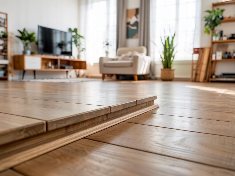 listwy podłogowe w salonie