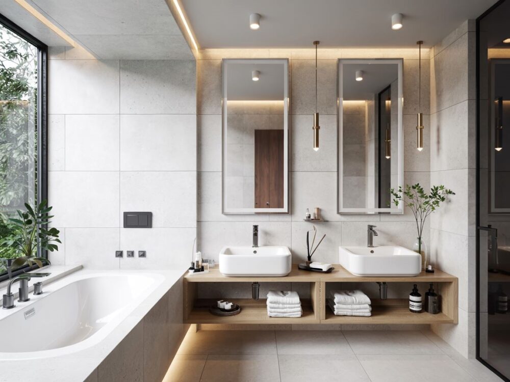 lustro z podświetleniem LED