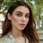 makijaż do zielonej sukienki