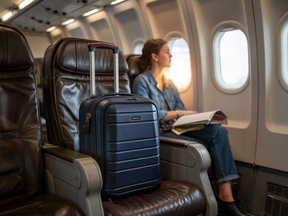 mała walizka do kabiny samolotu
