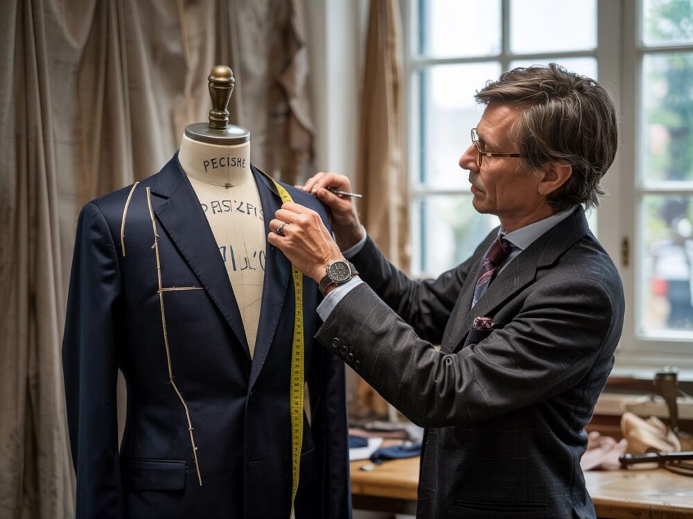 mierzenie ramion marynarki