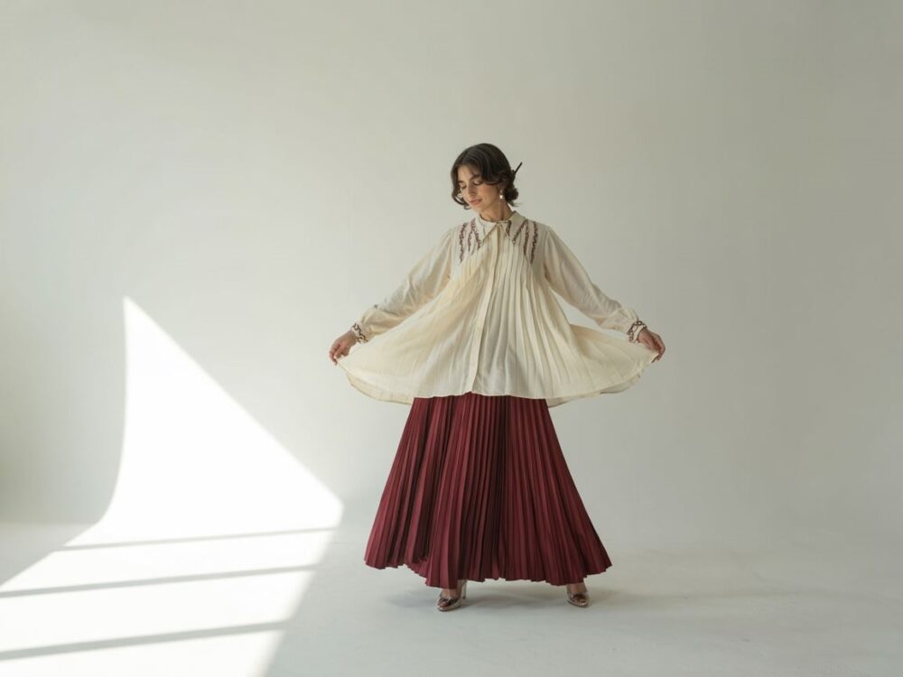 modna bluzka do spódnicy maxi