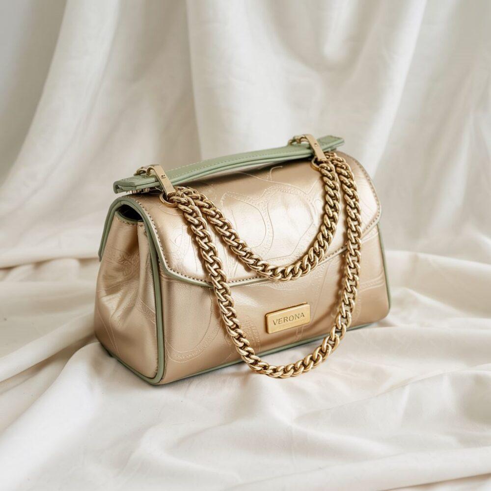 modna torebka damska złota