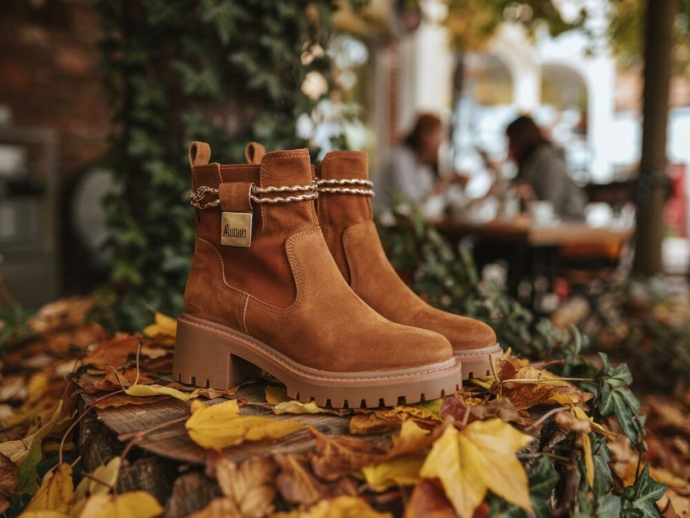 modne botki skórzane