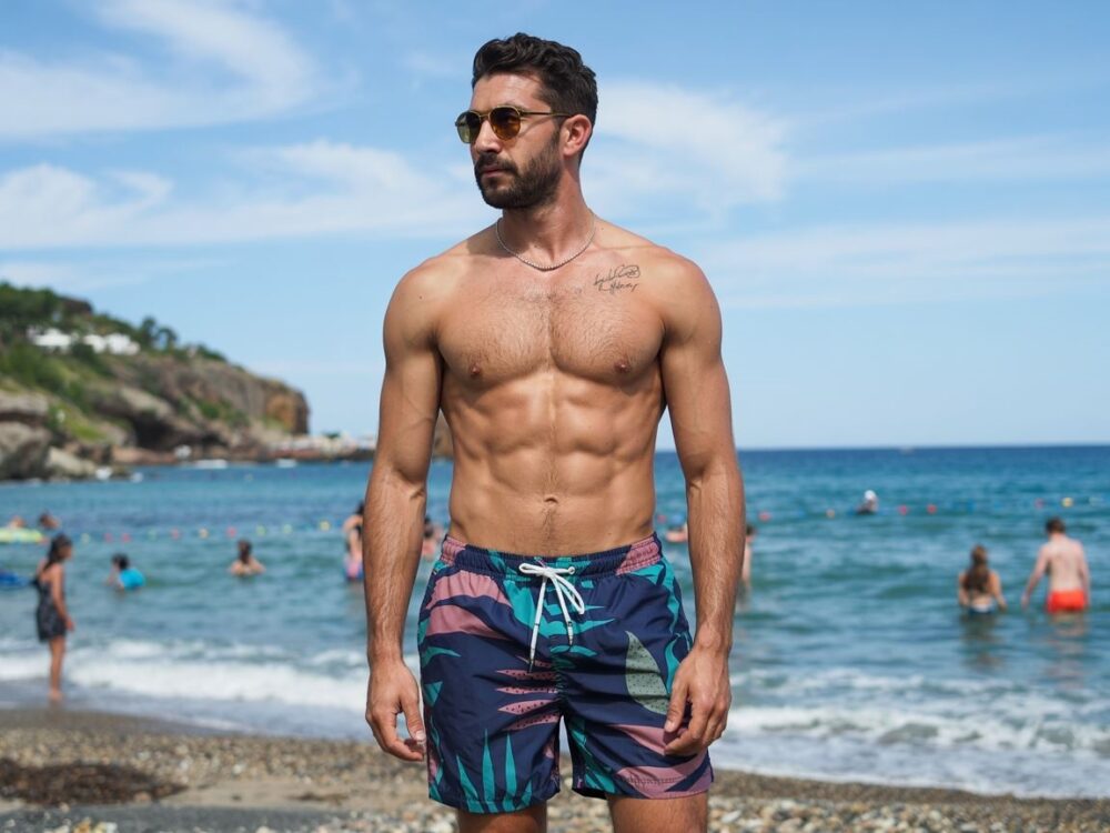 modne męskie kąpielówki