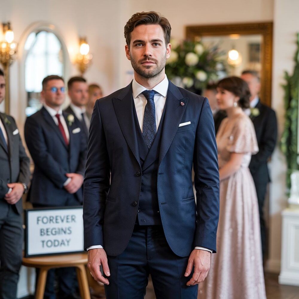 modne spodnie do marynarki na wesele