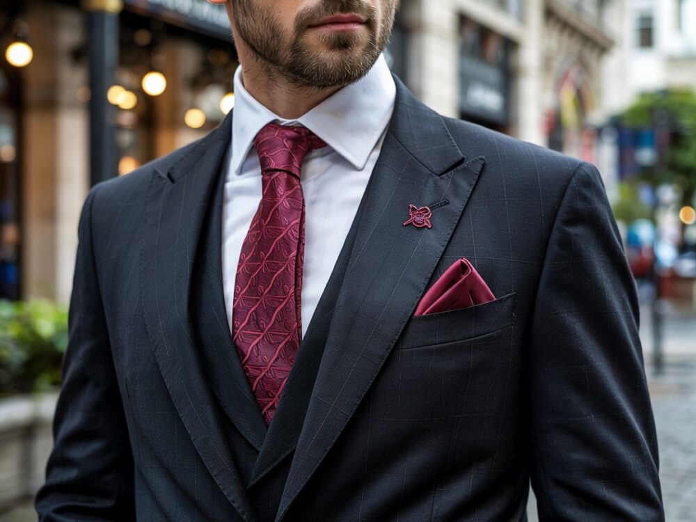 modny garnitur męski