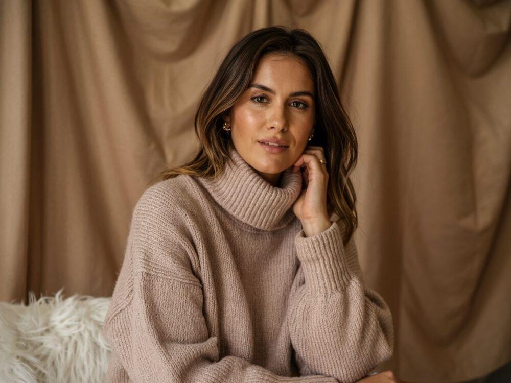 modny półgolf damski