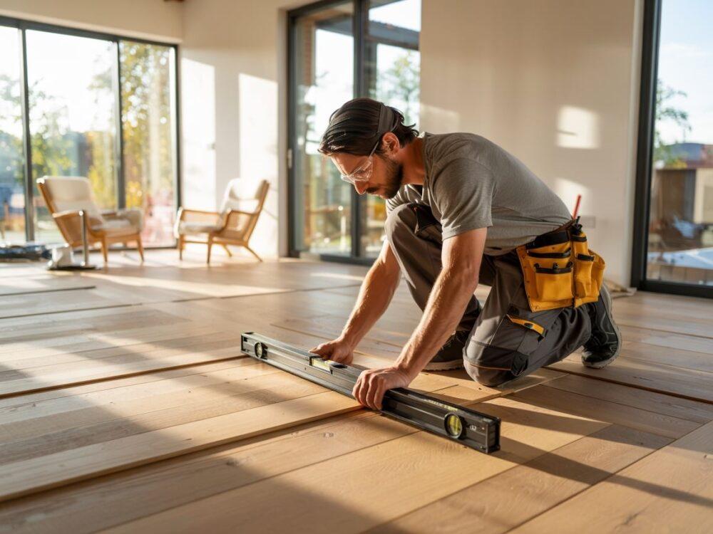 montaż paneli podłogowych