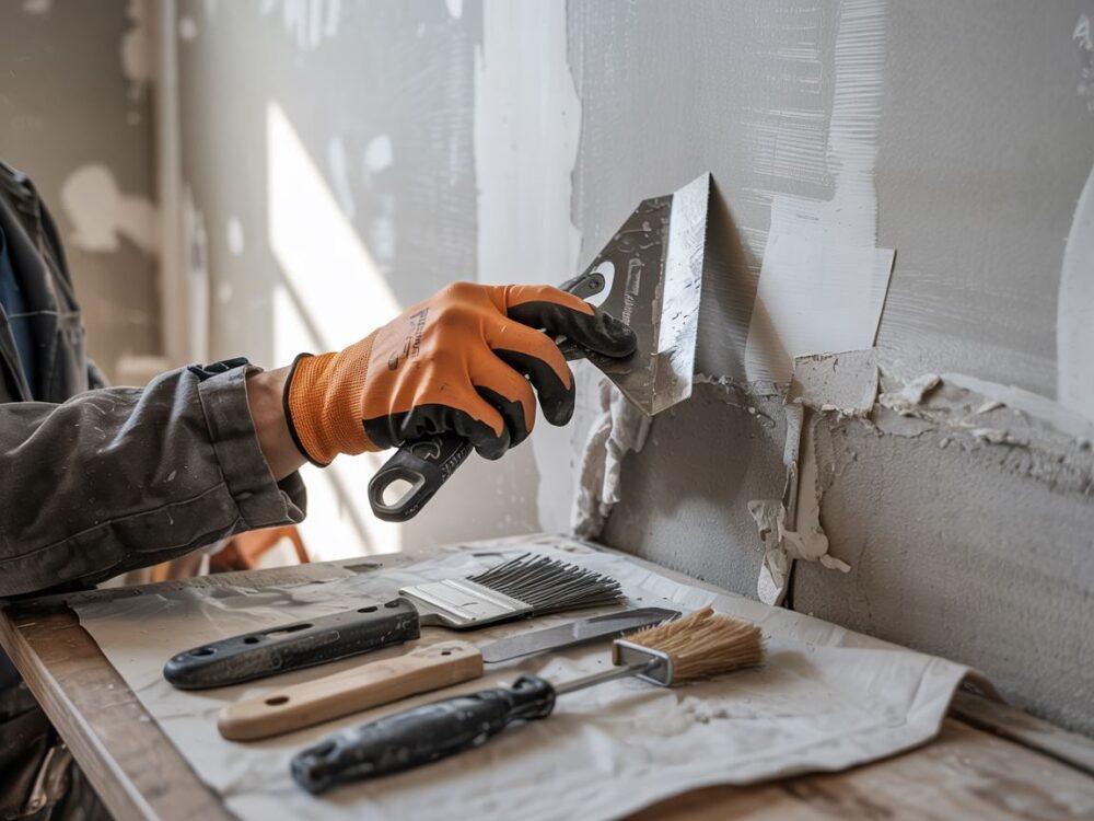 narzędzia do zdejmowania tynku
