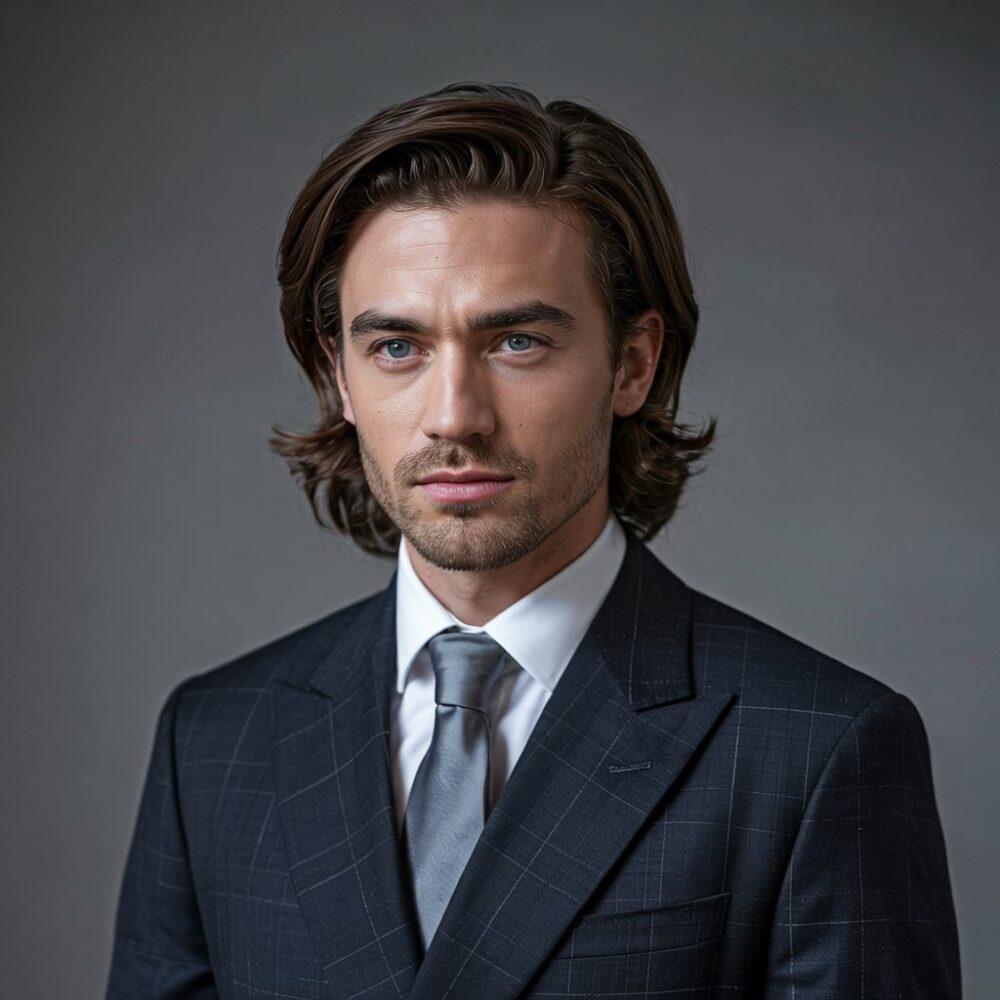 nowoczesna fryzura męska