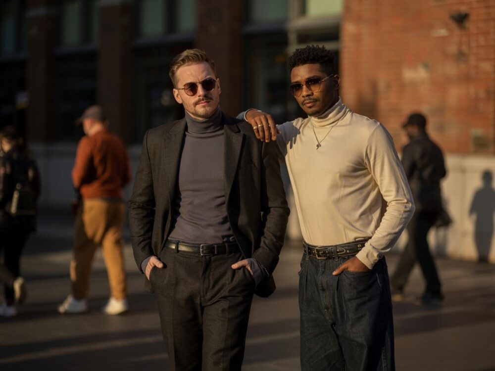 nowoczesny golf dla mężczyzn