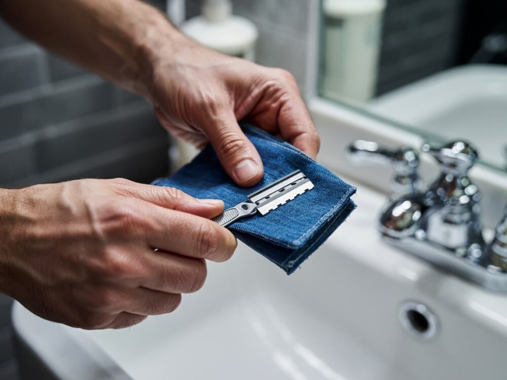 ostrzenie maszynki do golenia