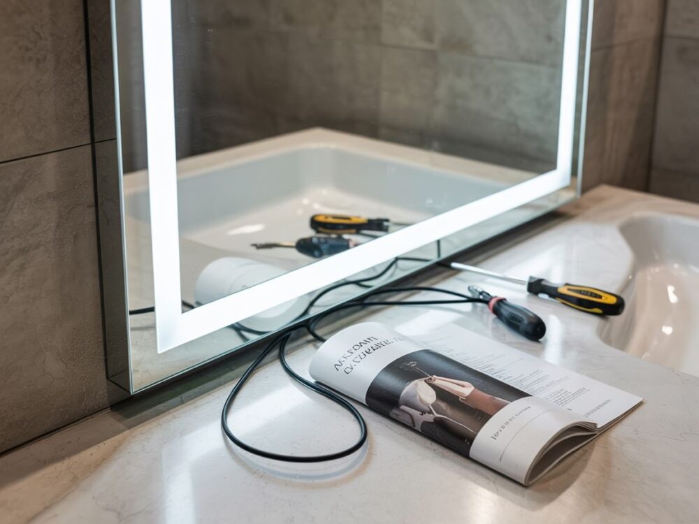 podłączenie przewodów LED