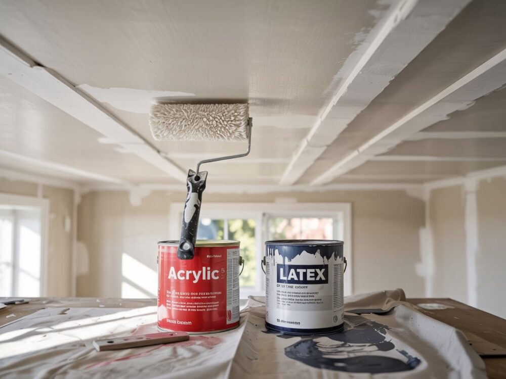 porównanie farb do sufitu