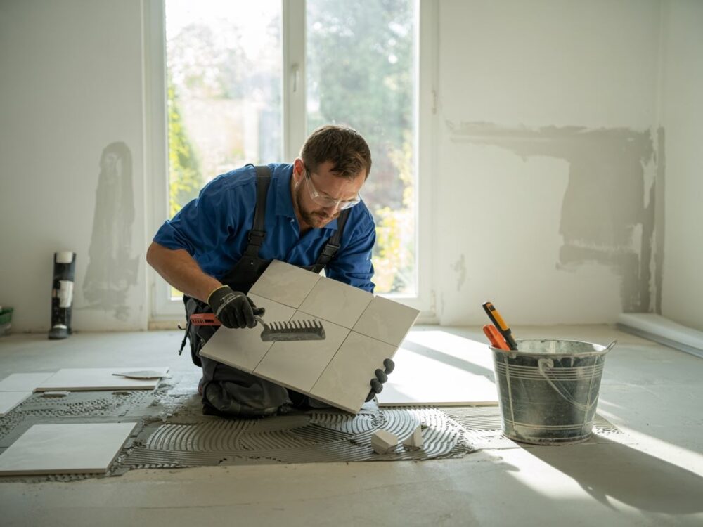 przygotowana powierzchnia pod płytki