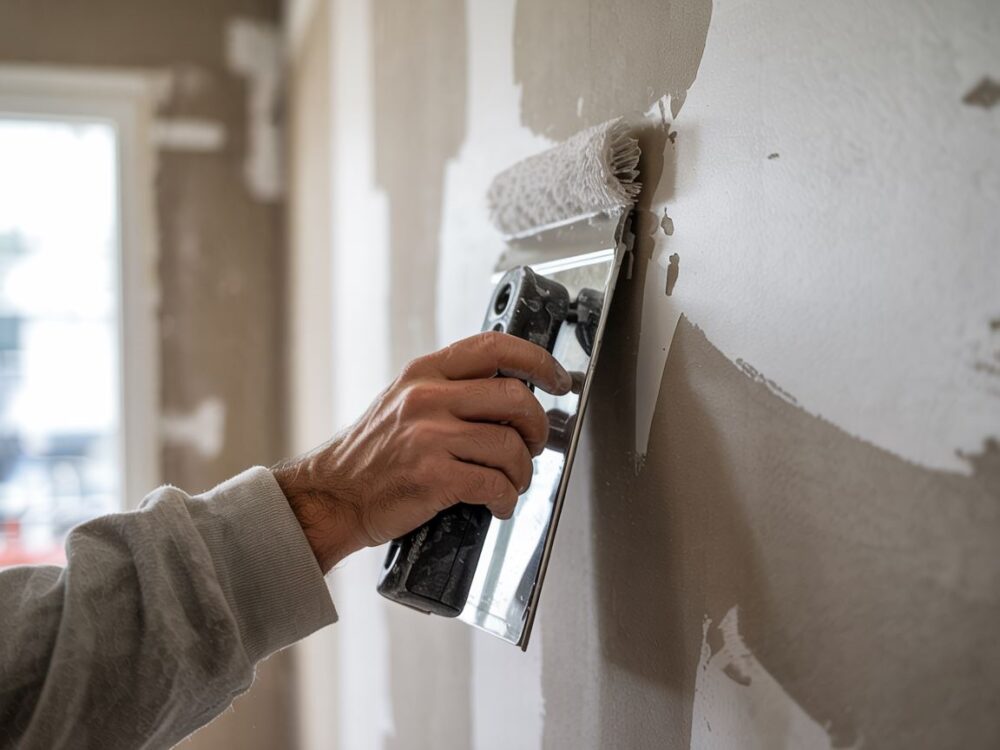 przygotowany grunt pod gładź