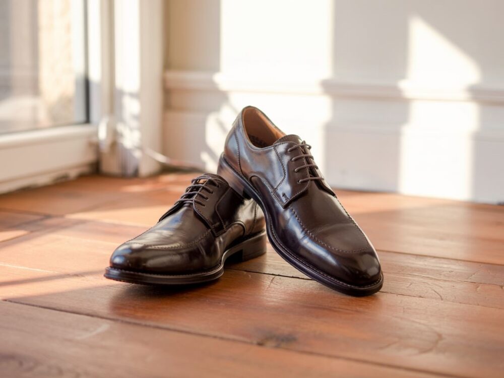 skórzane buty męskie