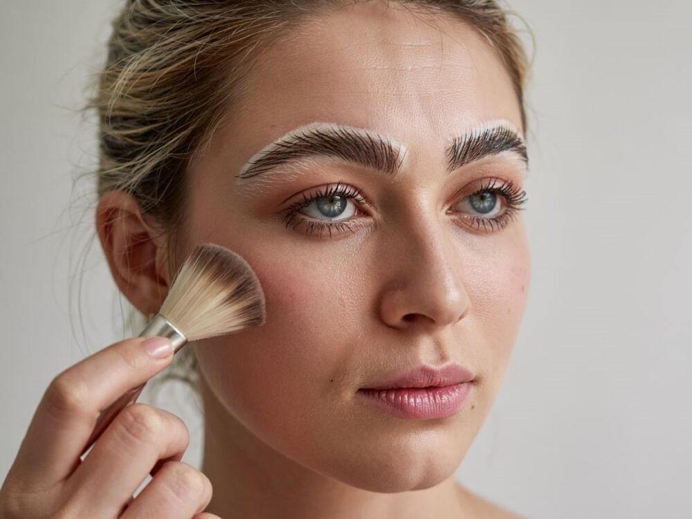 stylizacja brwi ombre