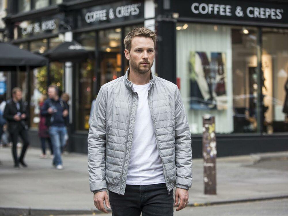 stylizacja z kurtką na wiosnę