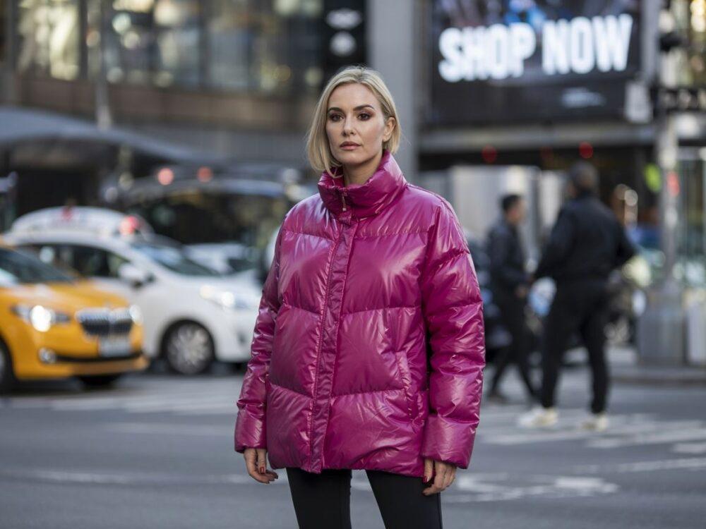 stylizacja z kurtką puchową