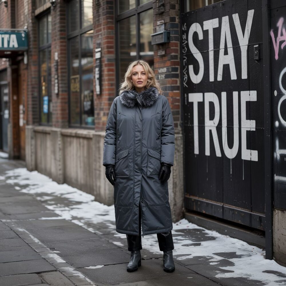 stylowa kurtka na zimę