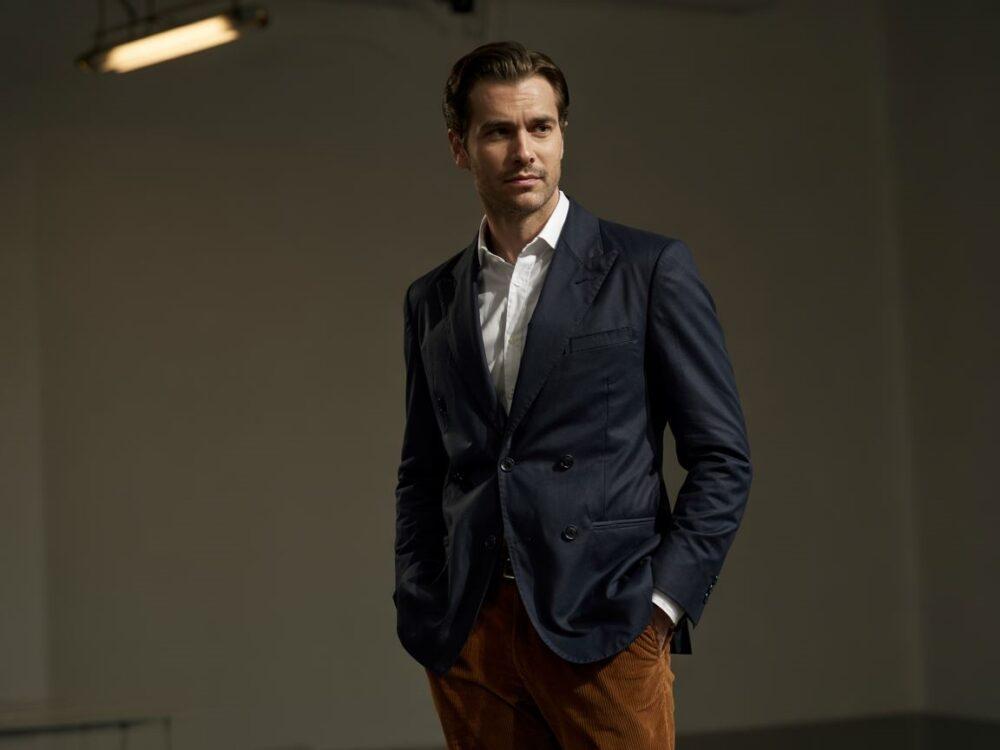 stylowa marynarka do spodni brązowych