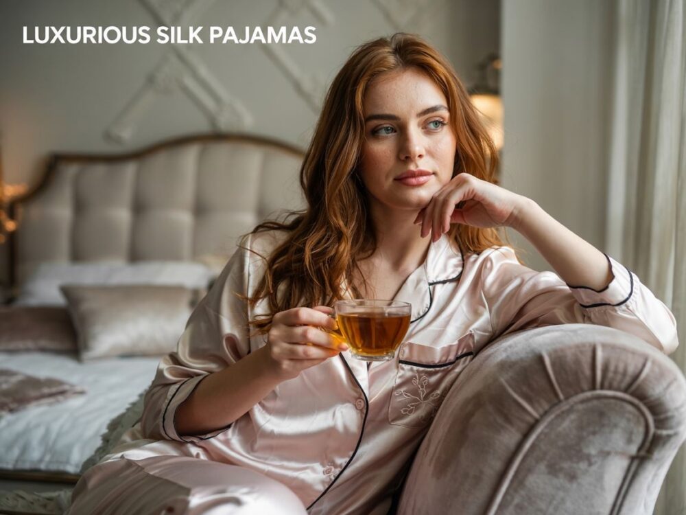 stylowa piżama na noc