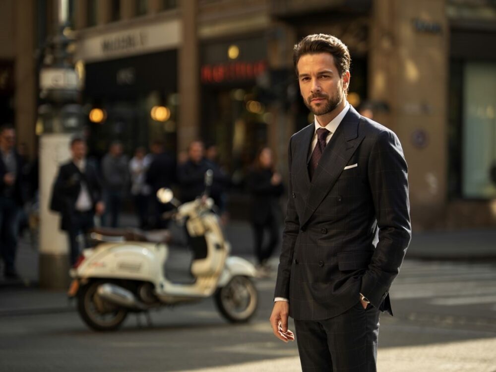 stylowy mężczyzna Włochy