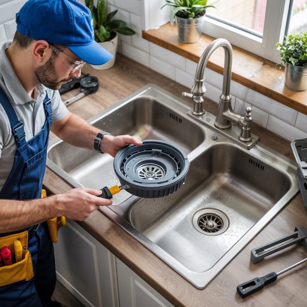 syfon do zlewu dwukomorowego