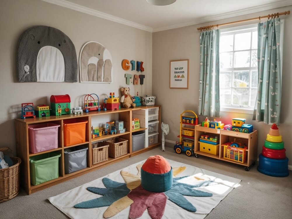 uporządkowane zabawki dziecięce