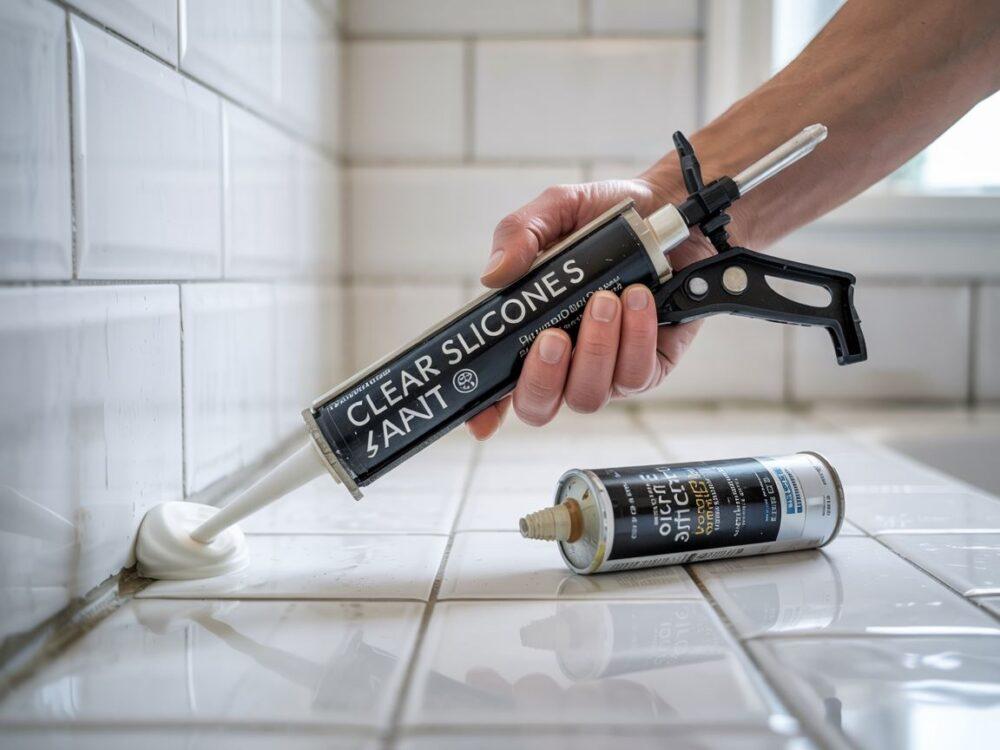 uszczelnianie płytek silikonem