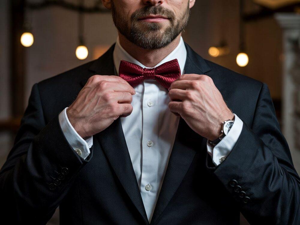 wybór muchy lub krawata