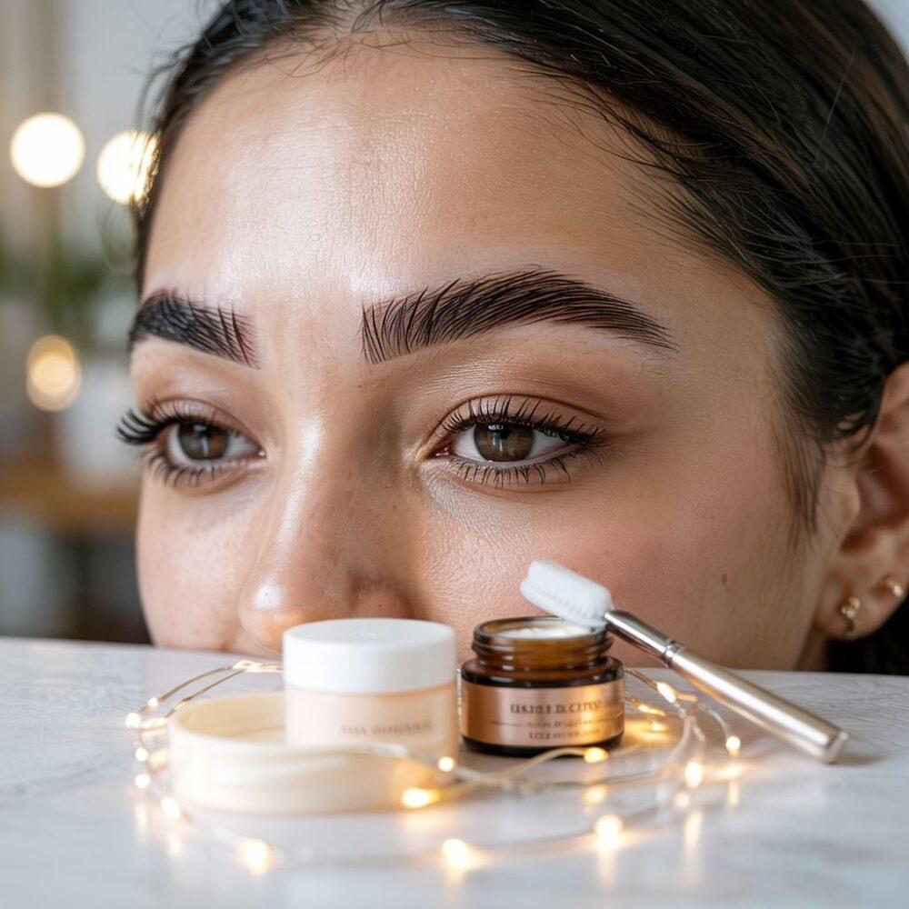 zdrowe brwi po makijażu permanentnym